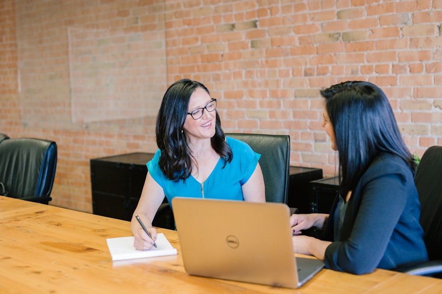 Business software training and support session